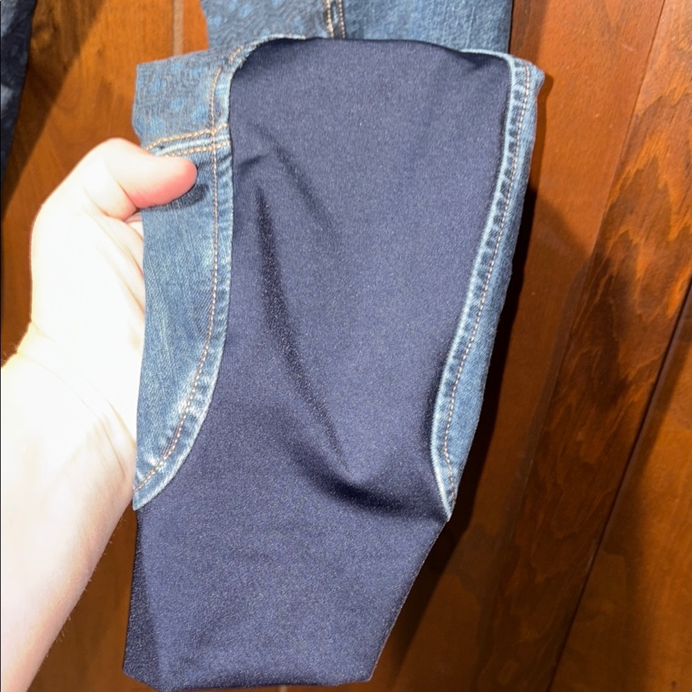 Ariat Jeans | Ariat Ultra High Rise Tomboy Wide Leg Jeans Riding - Picture 7 of 8